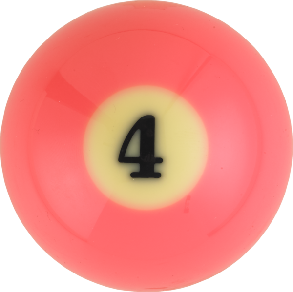Super Aramith Pro TV Replacement Ball – #4 | Golden Break Billiards